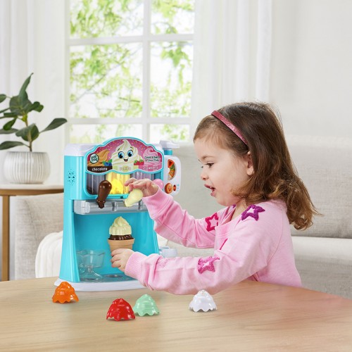LeapFrog Count and Swirl Ice Cream Maker With Colourful Toppings | Role Playing Toy | Pretend Play | Learning toys | 2 Years+